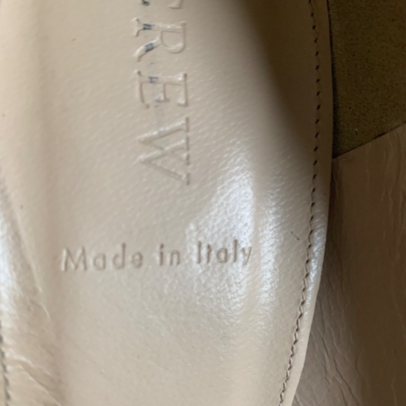 J. Crew Elsie Heel in Snake Embossed Leather with Bow, Pointy Toe Size 8.5 - Picture 8 of 10